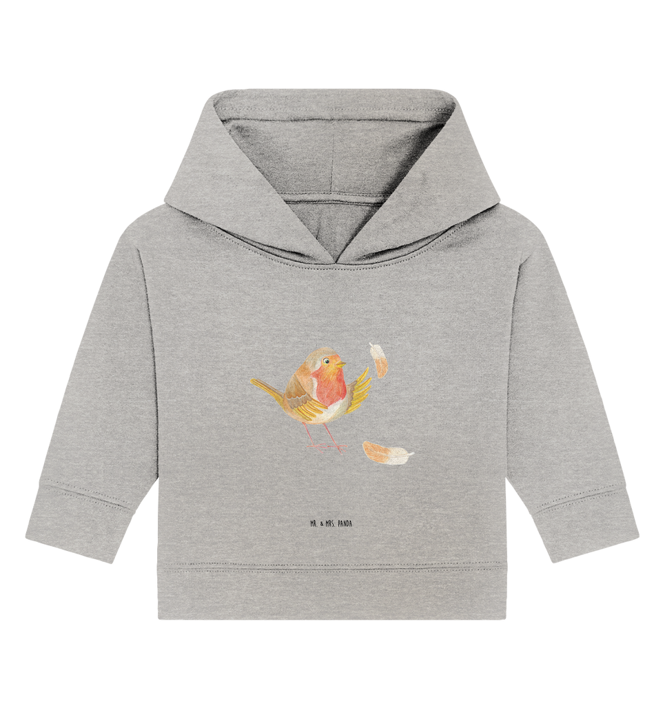 Organic Baby Hoodie Rotkehlchen mit Federn Baby Kapuzenshirt, Baby Kapuzensweatshirt, Baby Hoodie, Baby Pullover, Tiermotive, Gute Laune, lustige Sprüche, Tiere, What if i fall, Rotkehlchen, Spruch Motivation, Spruch Mut, Vogel, Motivation Sprüche, Motivationsbilder, fliegen