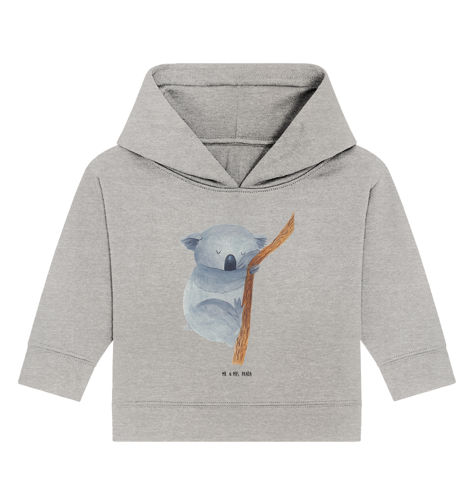 Organic Baby Hoodie Koalabär Baby Kapuzenshirt, Baby Kapuzensweatshirt, Baby Hoodie, Baby Pullover, Tiermotive, Gute Laune, lustige Sprüche, Tiere, Koala, träumen, Traum, schlafen, Schlafzimmer, Traumland, Bär, Koalabär