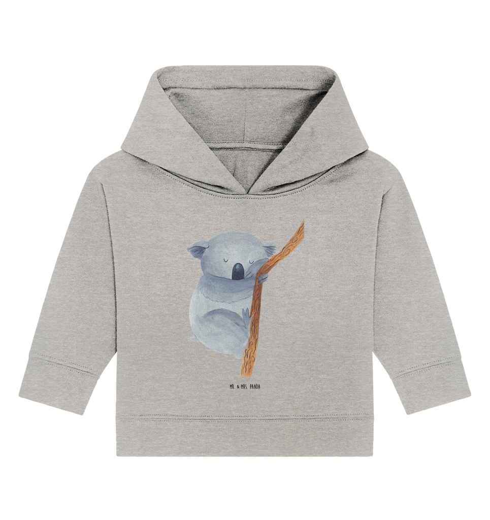 Organic Baby Hoodie Koalabär Baby Kapuzenshirt, Baby Kapuzensweatshirt, Baby Hoodie, Baby Pullover, Tiermotive, Gute Laune, lustige Sprüche, Tiere, Koala, träumen, Traum, schlafen, Schlafzimmer, Traumland, Bär, Koalabär