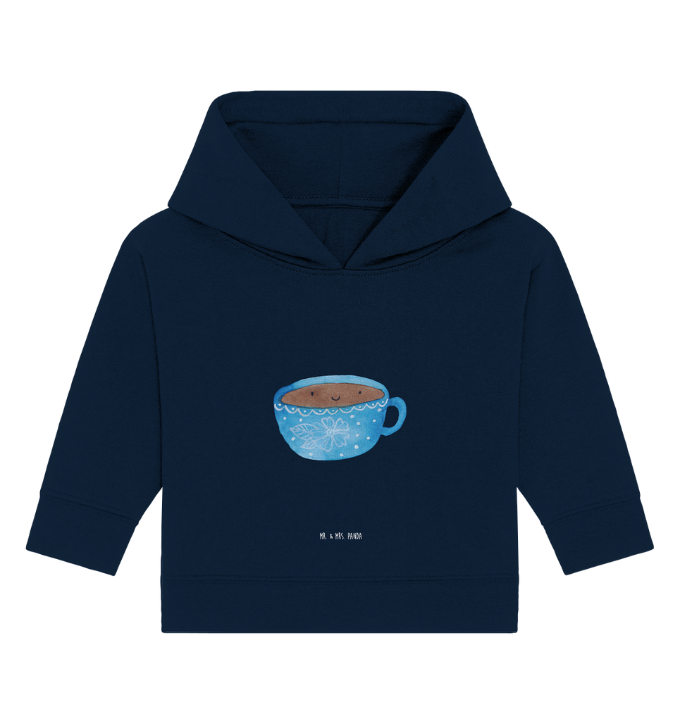 Organic Baby Hoodie Kaffee Tasse Baby Kapuzenshirt, Baby Kapuzensweatshirt, Baby Hoodie, Baby Pullover, Tiermotive, Gute Laune, lustige Sprüche, Tiere, Kaffee, Tasse, Liebe, Geschmack, Genuss, Glücklich