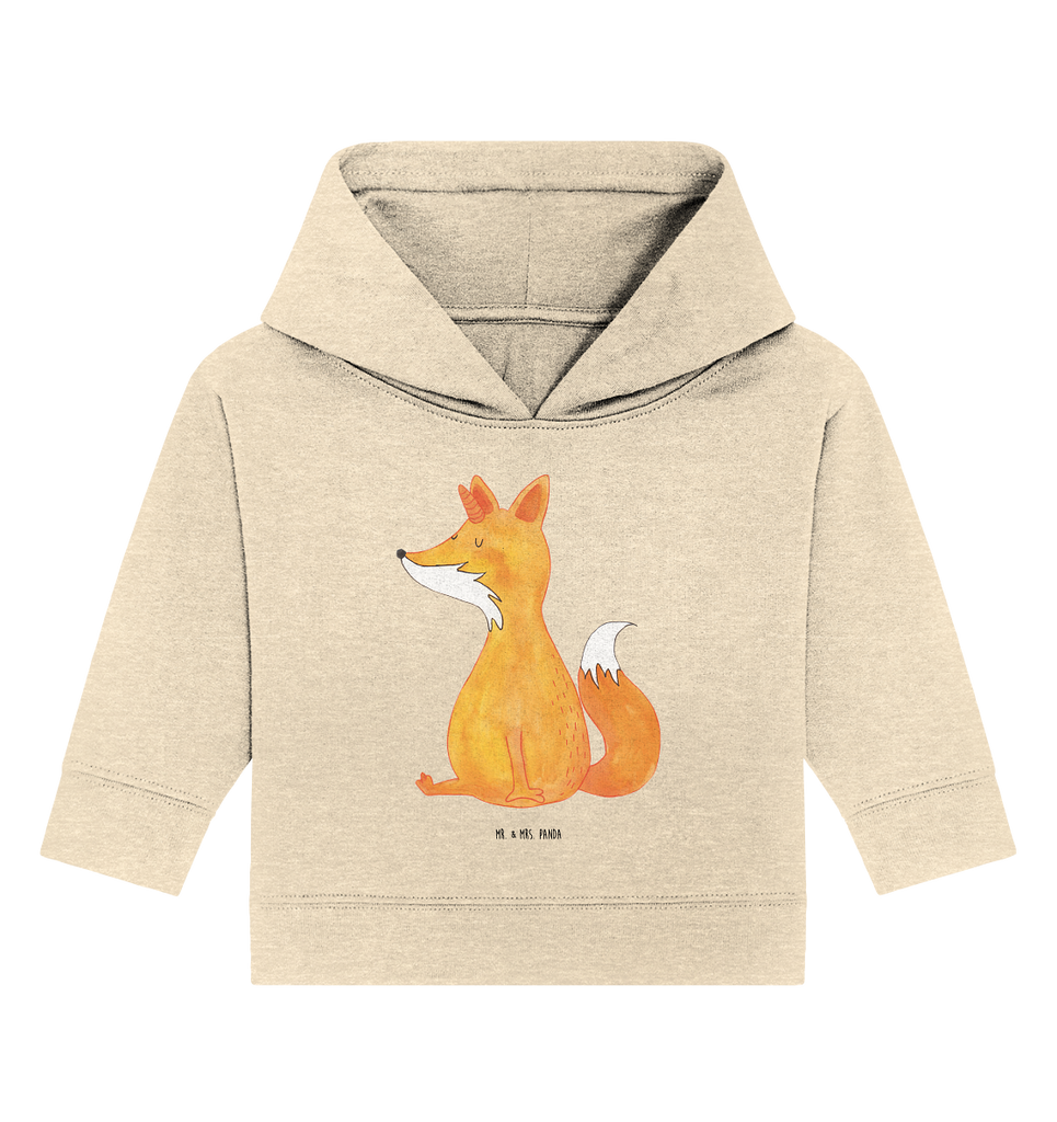 Organic Baby Hoodie Fuchshörnchen Wunsch Baby Kapuzenshirt, Baby Kapuzensweatshirt, Baby Hoodie, Baby Pullover, Einhorn, Einhörner, Einhorn Deko, Pegasus, Unicorn, Fuchs, Unicorns, Fuchshörnchen, Fuchshorn, Foxycorn, Füchse