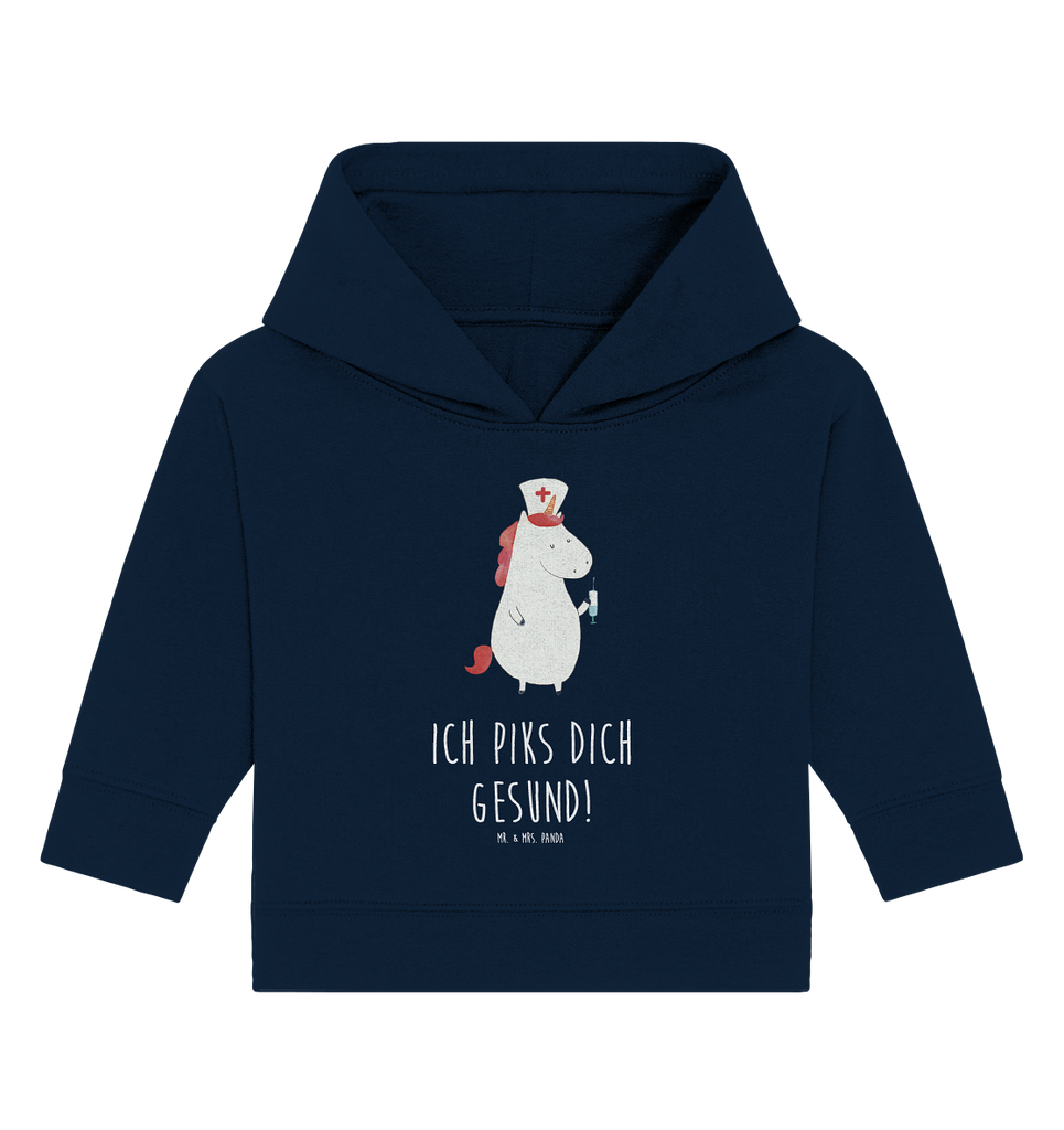 Organic Baby Hoodie Einhorn Krankenschwester Baby Kapuzenshirt, Baby Kapuzensweatshirt, Baby Hoodie, Baby Pullover, Einhorn, Einhörner, Einhorn Deko, Pegasus, Unicorn, Krankenschwester Geschenk, Krankenpfleger Geschenk, Krankenpflegerin, Krankenschwester Dankeschön, Krankenhaus, Ärztin Geschenk