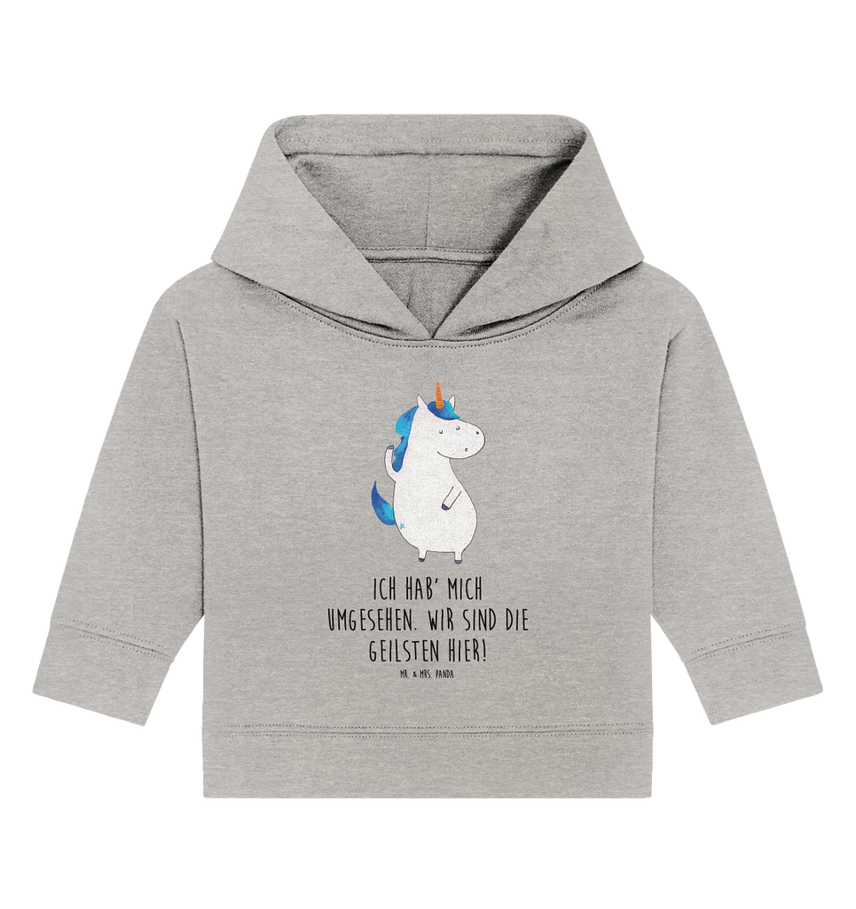 Organic Baby Hoodie Einhorn Mann Baby Kapuzenshirt, Baby Kapuzensweatshirt, Baby Hoodie, Baby Pullover, Einhorn, Einhörner, Einhorn Deko, Pegasus, Unicorn, cool, Mann, Freundin, Familie, bester Freund, BFF, Party, hübsch, beste