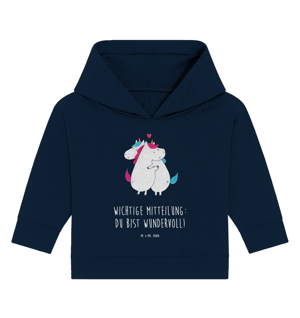 Organic Baby Hoodie Einhorn Mitteilung Baby Kapuzenshirt, Baby Kapuzensweatshirt, Baby Hoodie, Baby Pullover, Einhorn, Einhörner, Einhorn Deko, Pegasus, Unicorn, Valentinstag, Valentine, Liebe, Geschenk, Partner, Ehe, lustig, witzig, Spruch