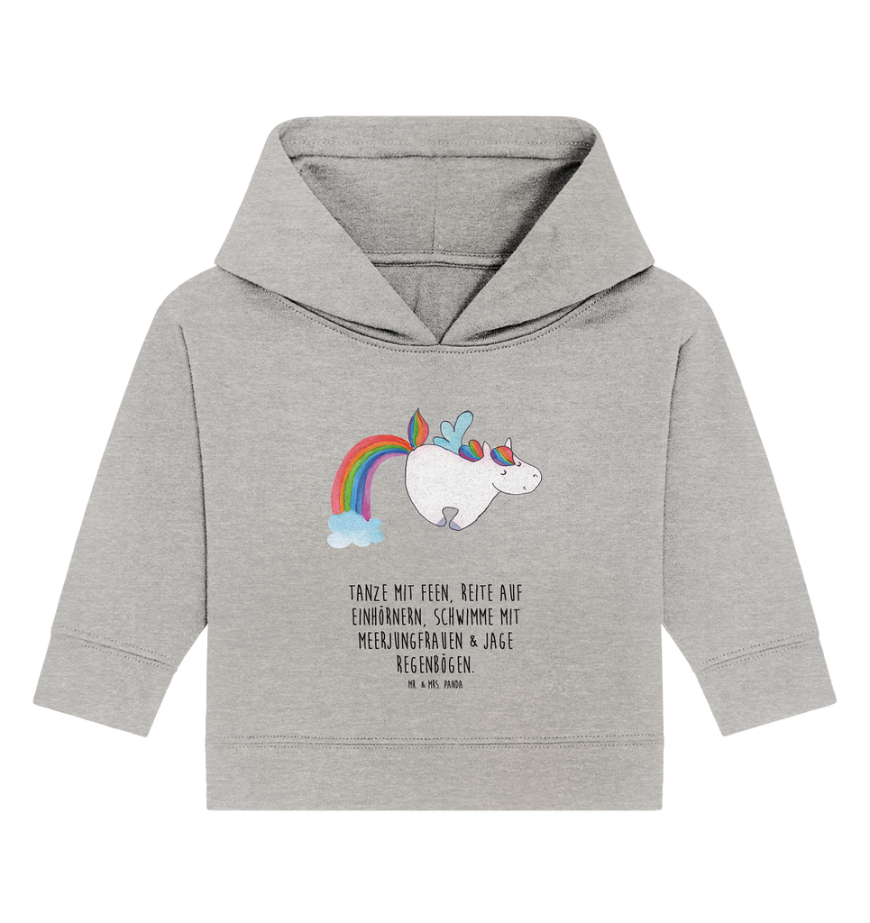 Organic Baby Hoodie Einhorn Pegasus Baby Kapuzenshirt, Baby Kapuzensweatshirt, Baby Hoodie, Baby Pullover, Einhorn, Einhörner, Einhorn Deko, Pegasus, Unicorn, Regenbogen, Spielen, Realität, Glitzer, Erwachsenwerden