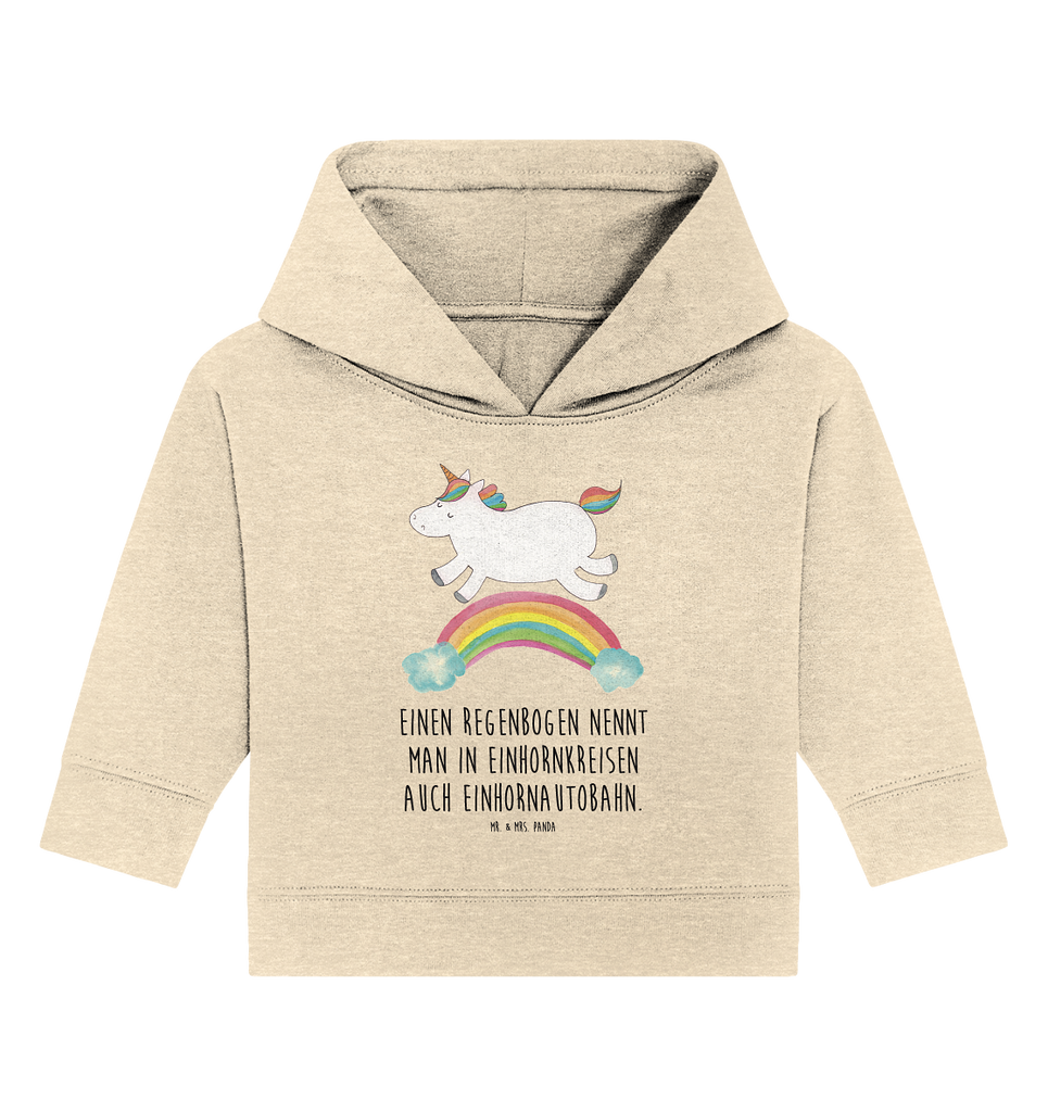 Organic Baby Hoodie Einhorn Regenbogen Baby Kapuzenshirt, Baby Kapuzensweatshirt, Baby Hoodie, Baby Pullover, Einhorn, Einhörner, Einhorn Deko, Pegasus, Unicorn, Regenbogen, Glitzer, Einhornpower, Erwachsenwerden, Einhornautobahn