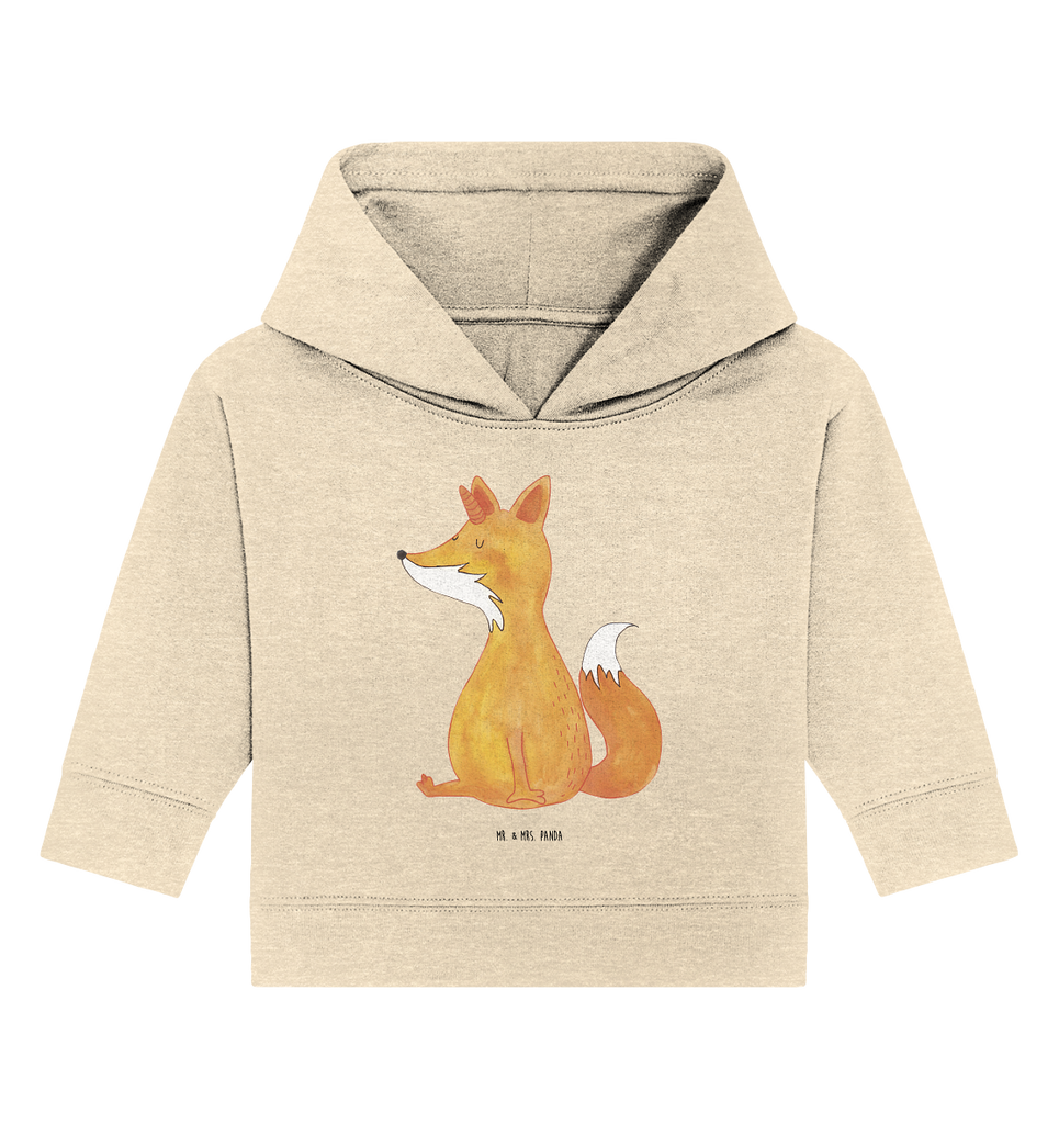 Organic Baby Hoodie Fuchshörnchen Baby Kapuzenshirt, Baby Kapuzensweatshirt, Baby Hoodie, Baby Pullover, Einhorn, Einhörner, Einhorn Deko, Pegasus, Unicorn, Fuchs, Unicorns, Fuchshörnchen, Fuchshorn, Foxycorn, Füchse