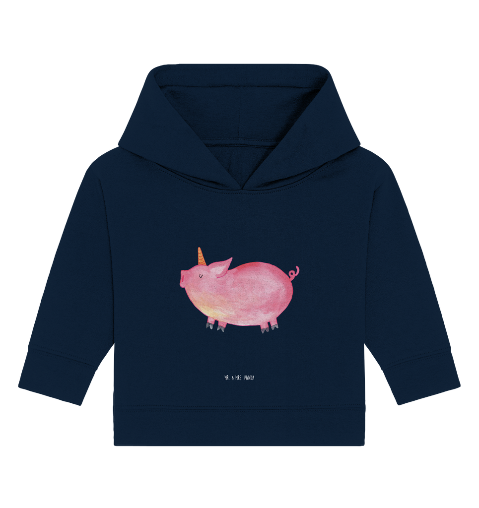 Organic Baby Hoodie Einhorn Schweinhorn Baby Kapuzenshirt, Baby Kapuzensweatshirt, Baby Hoodie, Baby Pullover, Einhorn, Einhörner, Einhorn Deko, Pegasus, Unicorn, Party, Spaß, Schwein, Schweinhorn, Bauer, witzig. lustig, Spruch, geschenk, Pig, Piggy, funny, english, englisch