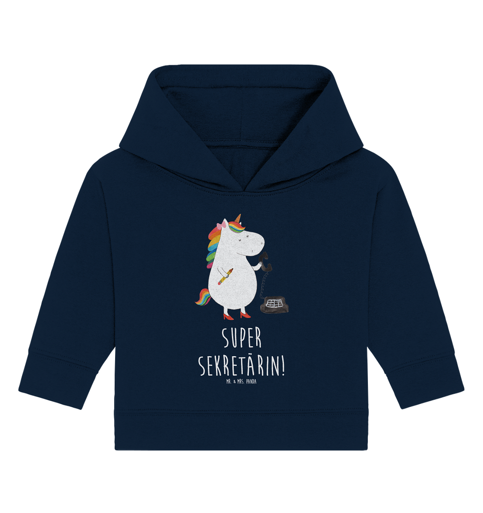 Organic Baby Hoodie Einhorn Sekretärin Baby Kapuzenshirt, Baby Kapuzensweatshirt, Baby Hoodie, Baby Pullover, Einhorn, Einhörner, Einhorn Deko, Pegasus, Unicorn, Sekretärin, Büro, Rechtsanwältin, Rechtsanwaltsgehilfin, Steuerbüro, Steuerkanzlei, Bürokraft, Bürohilfe