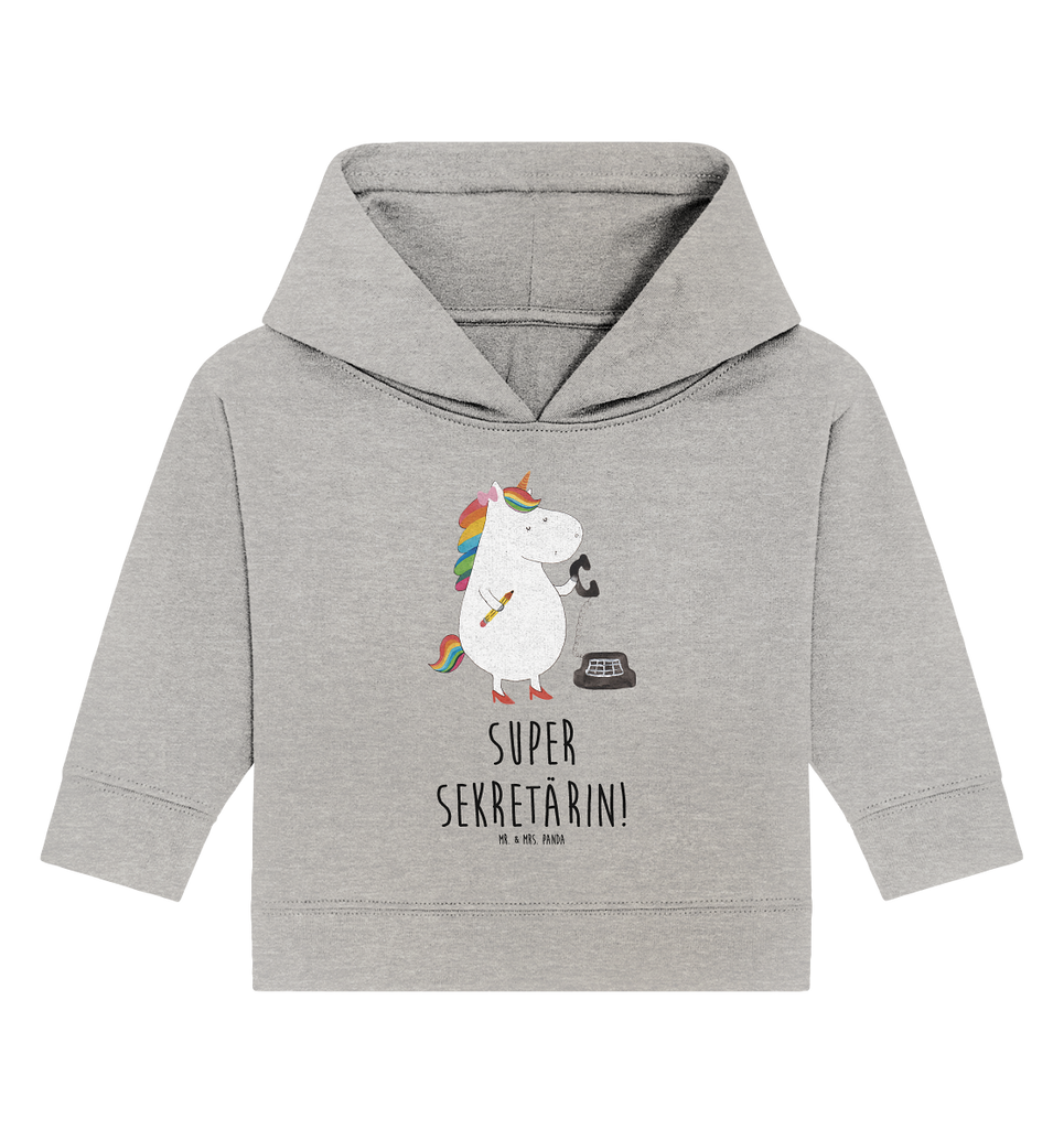 Organic Baby Hoodie Einhorn Sekretärin Baby Kapuzenshirt, Baby Kapuzensweatshirt, Baby Hoodie, Baby Pullover, Einhorn, Einhörner, Einhorn Deko, Pegasus, Unicorn, Sekretärin, Büro, Rechtsanwältin, Rechtsanwaltsgehilfin, Steuerbüro, Steuerkanzlei, Bürokraft, Bürohilfe