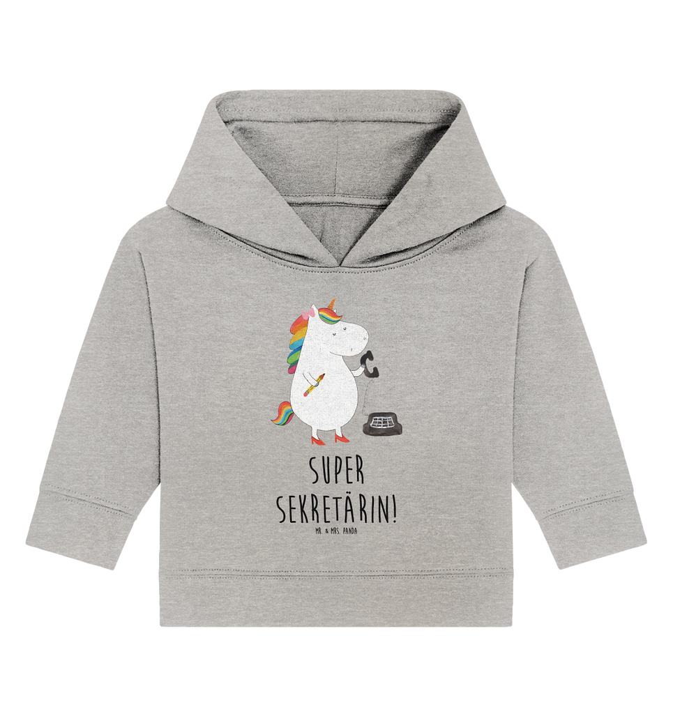 Organic Baby Hoodie Einhorn Sekretärin Baby Kapuzenshirt, Baby Kapuzensweatshirt, Baby Hoodie, Baby Pullover, Einhorn, Einhörner, Einhorn Deko, Pegasus, Unicorn, Sekretärin, Büro, Rechtsanwältin, Rechtsanwaltsgehilfin, Steuerbüro, Steuerkanzlei, Bürokraft, Bürohilfe