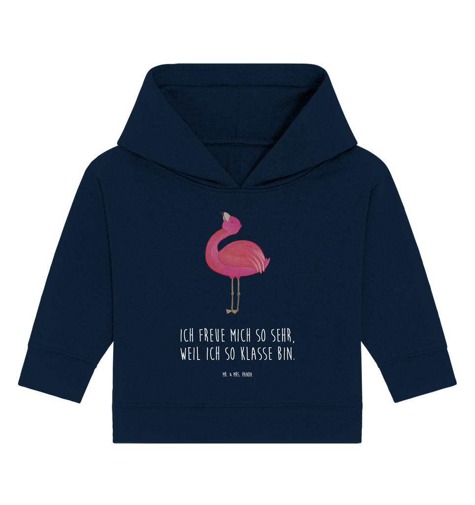 Organic Baby Hoodie Flamingo stolz Baby Kapuzenshirt, Baby Kapuzensweatshirt, Baby Hoodie, Baby Pullover, Flamingo, stolz, Freude, Selbstliebe, Selbstakzeptanz, Freundin, beste Freundin, Tochter, Mama, Schwester