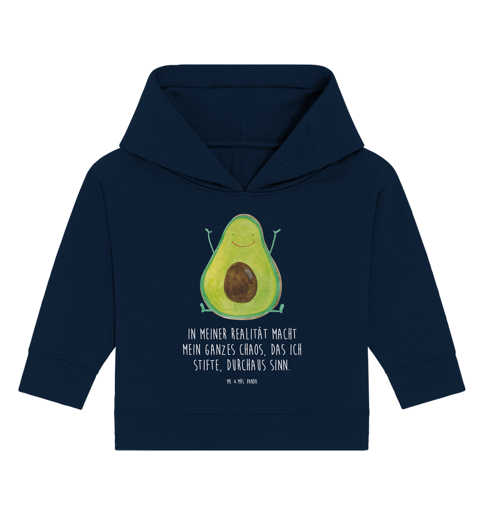 Organic Baby Hoodie Avocado Happy Baby Kapuzenshirt, Baby Kapuzensweatshirt, Baby Hoodie, Baby Pullover, Avocado, Veggie, Vegan, Gesund, Chaos
