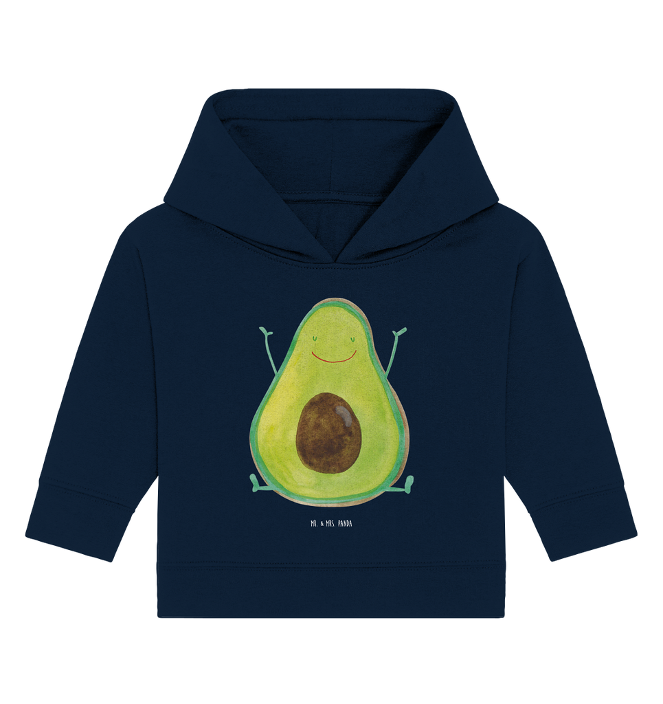 Organic Baby Hoodie Avocado Happy Baby Kapuzenshirt, Baby Kapuzensweatshirt, Baby Hoodie, Baby Pullover, Avocado, Veggie, Vegan, Gesund, Chaos
