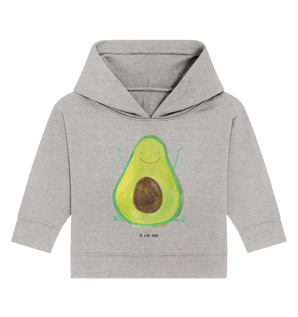 Organic Baby Hoodie Avocado Happy Baby Kapuzenshirt, Baby Kapuzensweatshirt, Baby Hoodie, Baby Pullover, Avocado, Veggie, Vegan, Gesund, Chaos