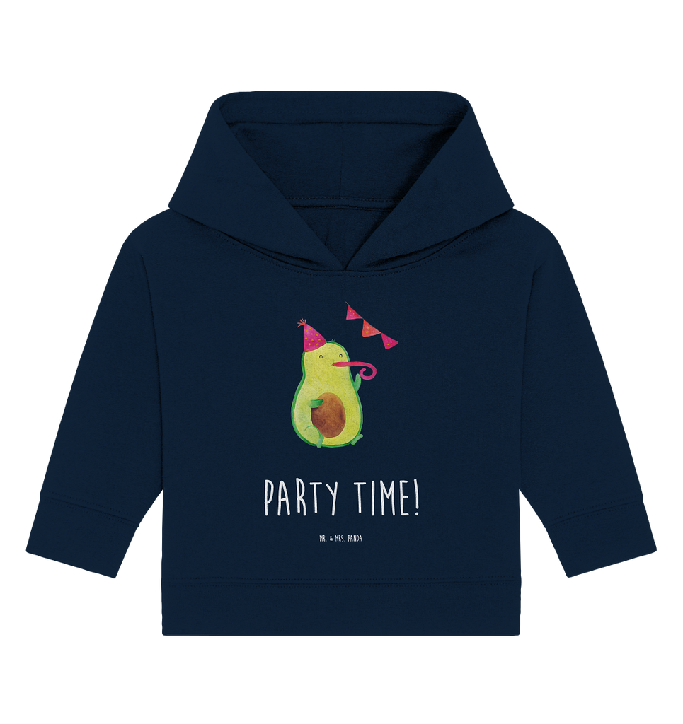 Organic Baby Hoodie Avocado Party Time Baby Kapuzenshirt, Baby Kapuzensweatshirt, Baby Hoodie, Baby Pullover, Avocado, Veggie, Vegan, Gesund