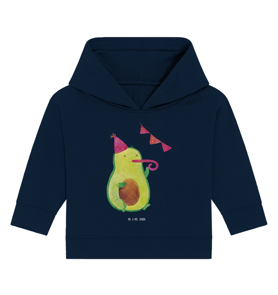 Organic Baby Hoodie Avocado Party Time Baby Kapuzenshirt, Baby Kapuzensweatshirt, Baby Hoodie, Baby Pullover, Avocado, Veggie, Vegan, Gesund