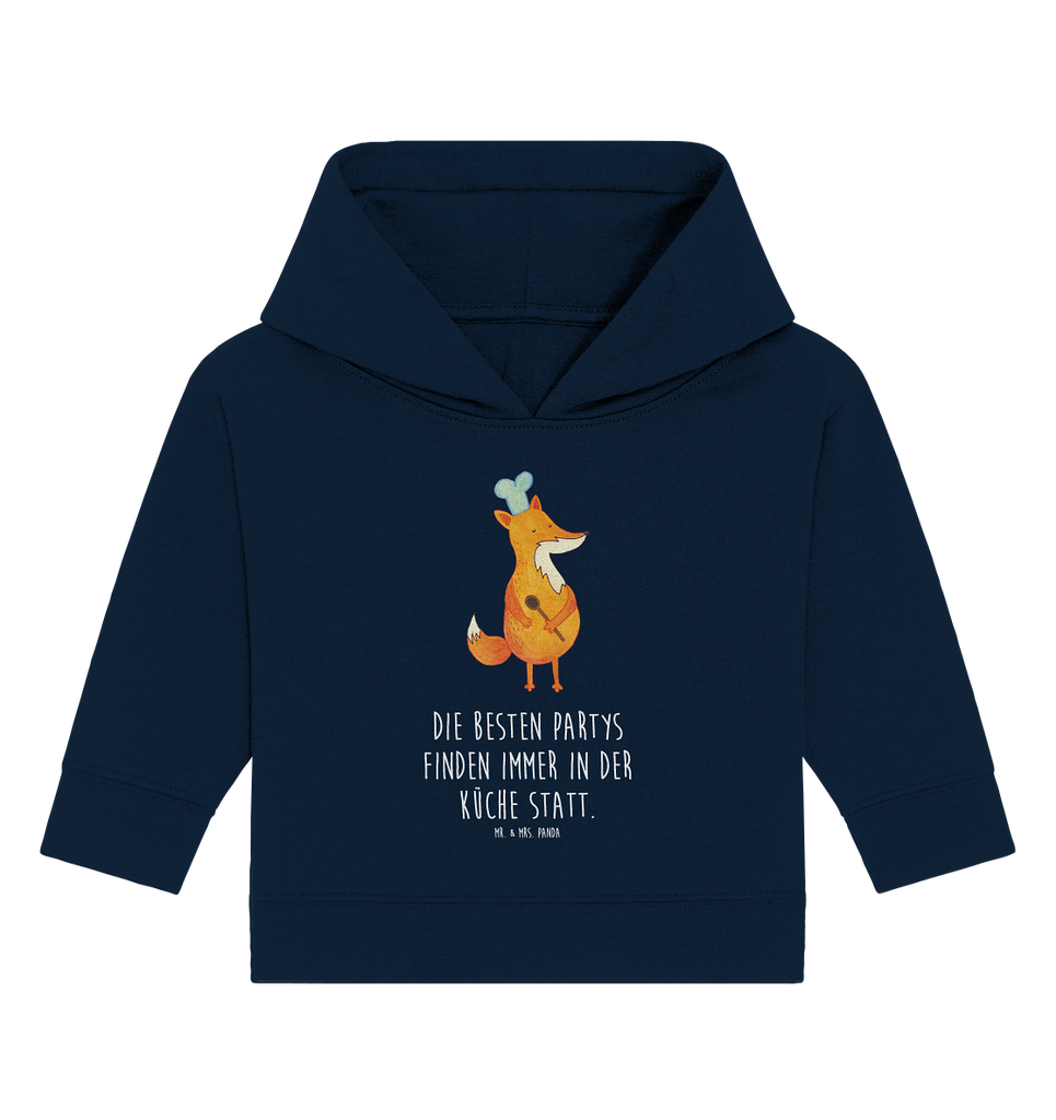 Organic Baby Hoodie Fuchs Koch Baby Kapuzenshirt, Baby Kapuzensweatshirt, Baby Hoodie, Baby Pullover, Fuchs, Füchse, Koch Geschenk, Küche Spruch, Küche Deko, Köche, Bäcker, Party Spruch, Spruch lustig, witzig