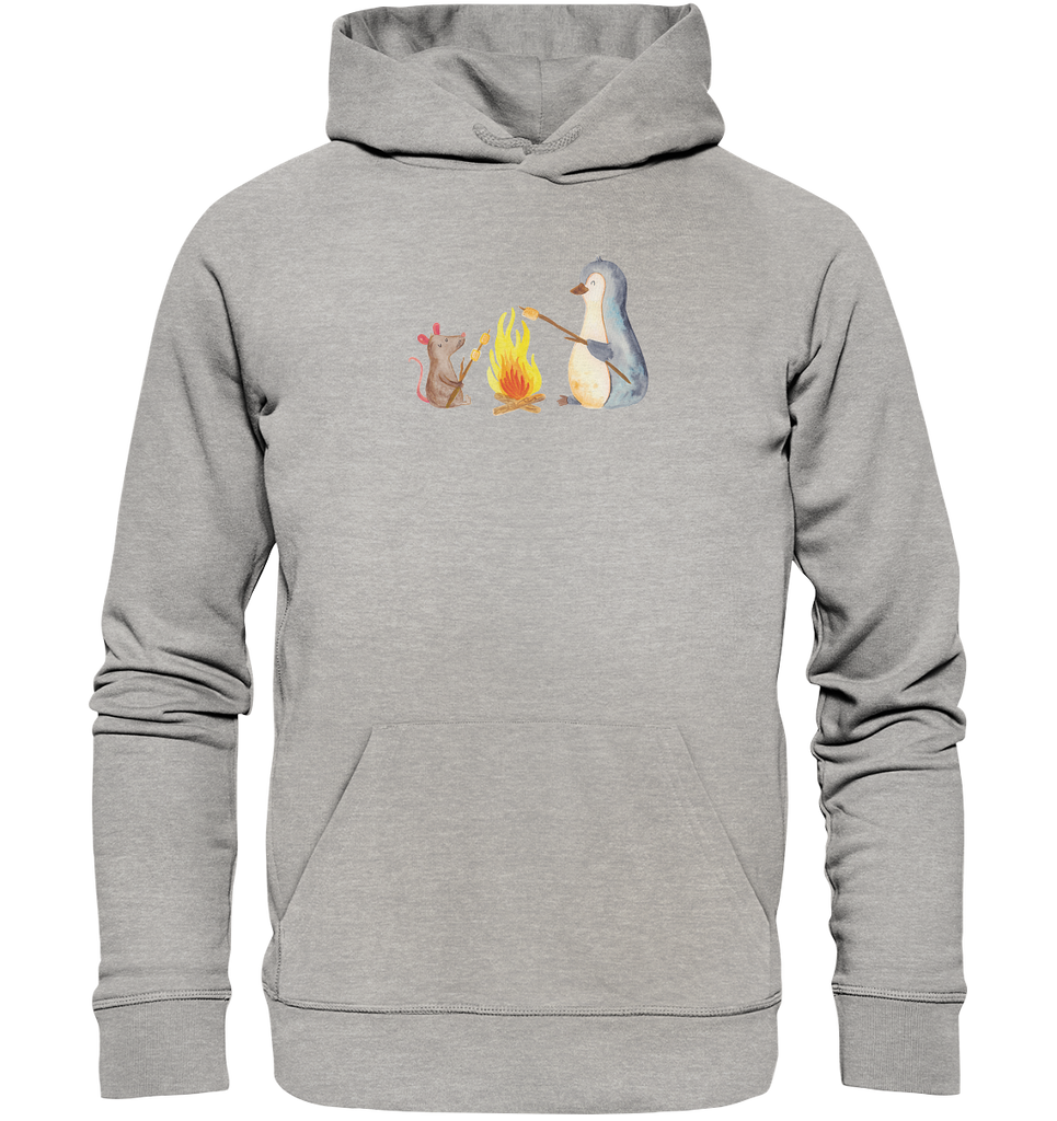 Organic Hoodie Pinguin Lagerfeuer Hoodie, Öko-Hoodie, Kapuzenpullover, Unisex, Männer Hoodie, Frauen Hoodie, Männer Kapuzenpullover, Frauen Kapuzenpullover, Oberteil, Pinguin, Maus, Pinguine, Lagerfeuer, Leben, Arbeit, Job, Motivation, Büro, Büroalltag, Lebensspruch, Lebensmotivation, Neustart, Liebe, grillen, Feuer, Marshmallows