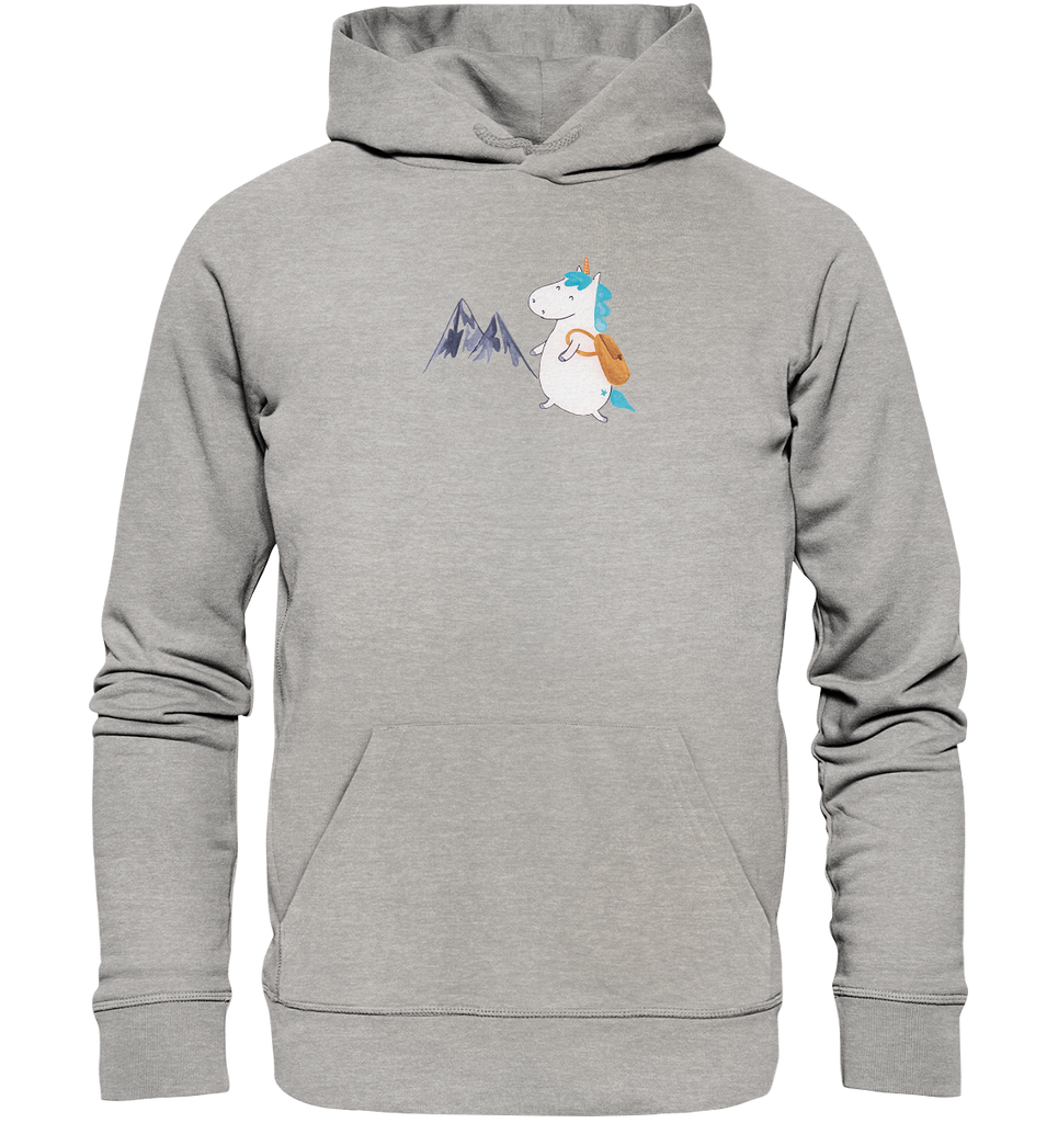 Organic Hoodie Einhorn Bergsteiger Hoodie, Öko-Hoodie, Kapuzenpullover, Unisex, Männer Hoodie, Frauen Hoodie, Männer Kapuzenpullover, Frauen Kapuzenpullover, Oberteil, Einhorn, Einhörner, Einhorn Deko, Pegasus, Unicorn, Bergsteiger, Abenteuer, Berge, Abenteurer, Weltenbummler, Weltreise, Reisen, Urlaub, Entdecker
