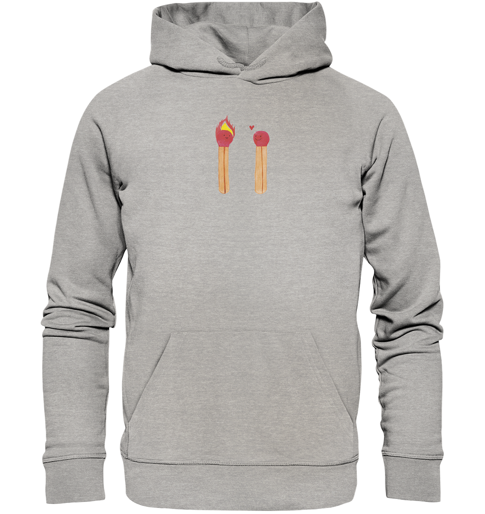 Organic Hoodie Streichhölzer Hoodie, Öko-Hoodie, Kapuzenpullover, Unisex, Männer Hoodie, Frauen Hoodie, Männer Kapuzenpullover, Frauen Kapuzenpullover, Oberteil, Liebe, Partner, Freund, Freundin, Ehemann, Ehefrau, Heiraten, Verlobung, Heiratsantrag, Liebesgeschenk, Jahrestag, Hocheitstag, Streichhölzer