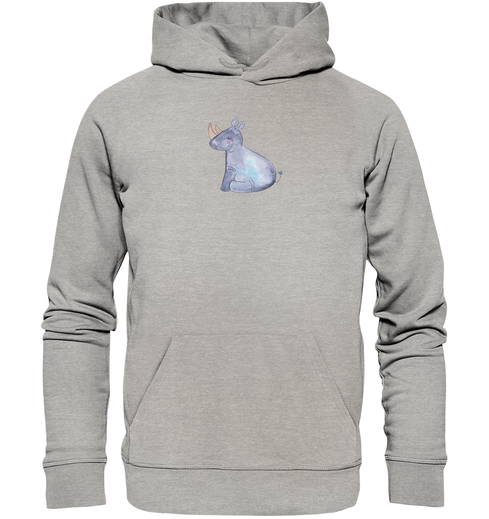 Organic Hoodie Einhorn Nashorn Hoodie, Öko-Hoodie, Kapuzenpullover, Unisex, Männer Hoodie, Frauen Hoodie, Männer Kapuzenpullover, Frauen Kapuzenpullover, Oberteil, Einhorn, Einhörner, Einhorn Deko, Pegasus, Unicorn, Regenbogen, witzig, lustig, Zoo, Glitzer, Einhornpower, Erwachsenwerden, Nashorn, Nashörner