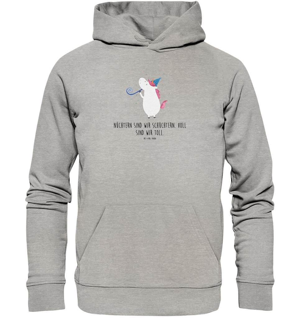 Organic Hoodie Einhorn Party Hoodie, Öko-Hoodie, Kapuzenpullover, Unisex, Männer Hoodie, Frauen Hoodie, Männer Kapuzenpullover, Frauen Kapuzenpullover, Oberteil, Einhorn, Einhörner, Einhorn Deko, Pegasus, Unicorn, Glitzer, Konfetti, Party, Geburtstag, Feier, Fest, Alkohol, Disco, Club
