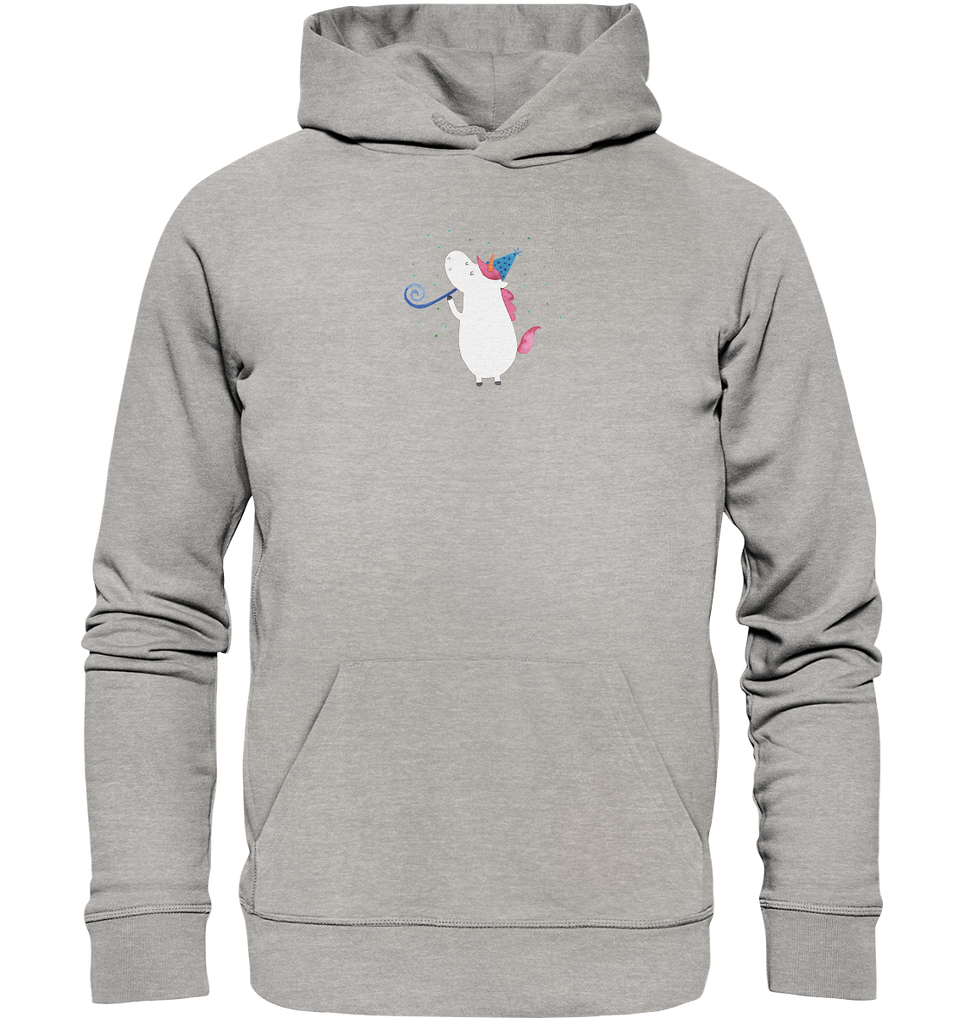 Organic Hoodie Einhorn Party Hoodie, Öko-Hoodie, Kapuzenpullover, Unisex, Männer Hoodie, Frauen Hoodie, Männer Kapuzenpullover, Frauen Kapuzenpullover, Oberteil, Einhorn, Einhörner, Einhorn Deko, Pegasus, Unicorn, Glitzer, Konfetti, Party, Geburtstag, Feier, Fest, Alkohol, Disco, Club