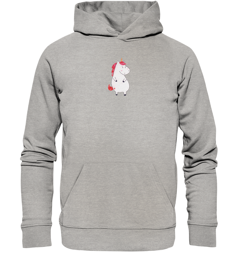 Organic Hoodie Einhorn wütend Hoodie, Öko-Hoodie, Kapuzenpullover, Unisex, Männer Hoodie, Frauen Hoodie, Männer Kapuzenpullover, Frauen Kapuzenpullover, Oberteil, Einhorn, Einhörner, Einhorn Deko, Pegasus, Unicorn, Realität, Ansage, lustlos, nein, Büro, Arbeit, wütend, dumme Fragen, lustig, Spaß, Geschenk
