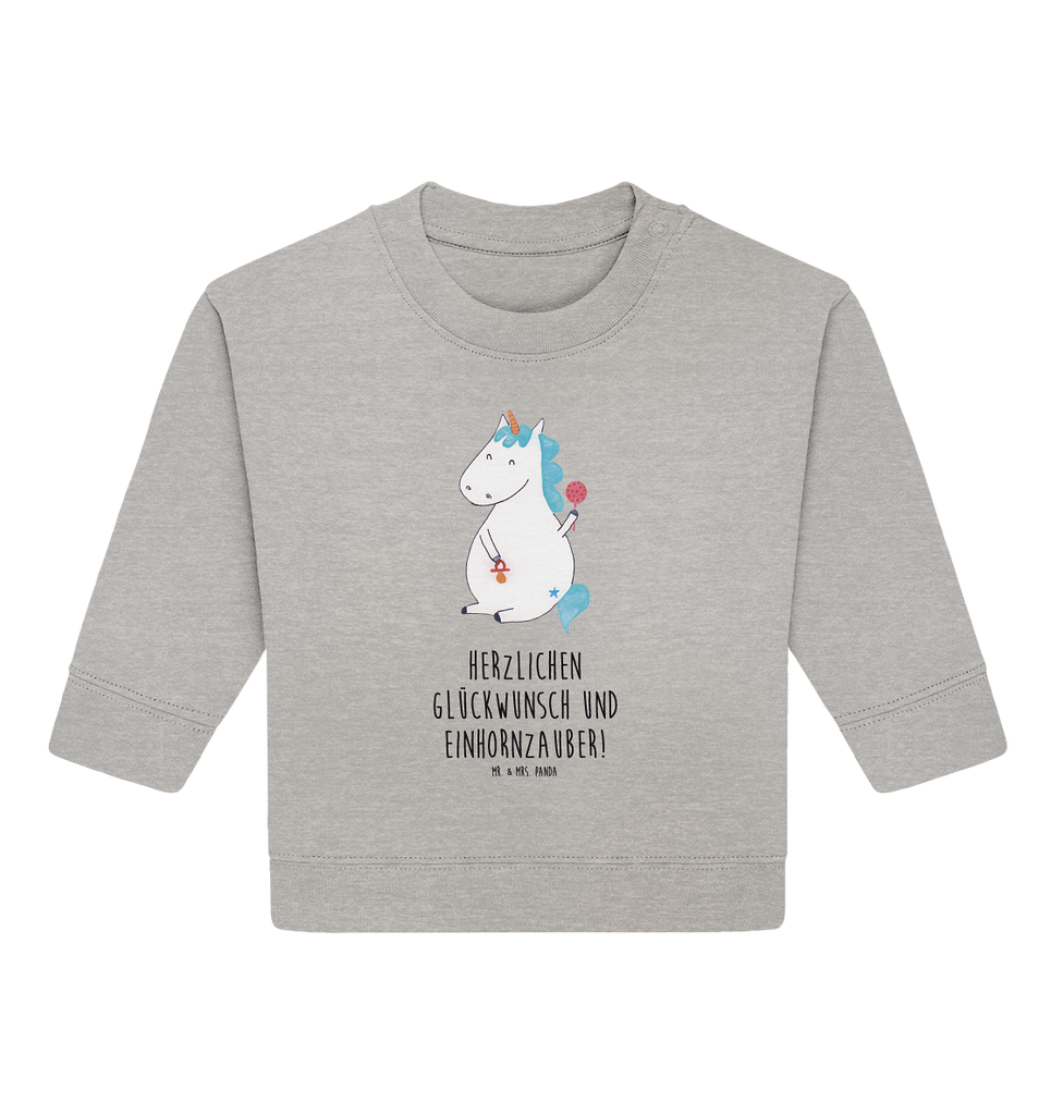 Organic Baby Pullover Einhorn Baby