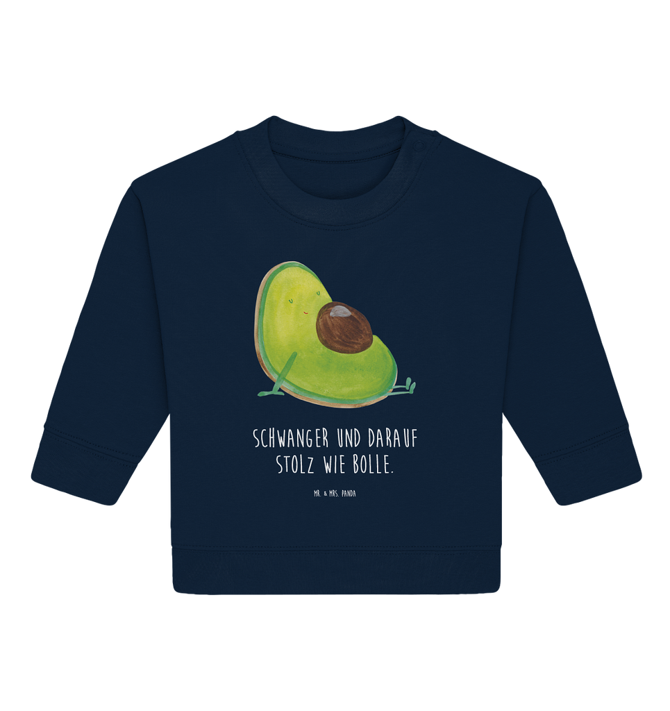 Organic Baby Pullover Avocado schwanger