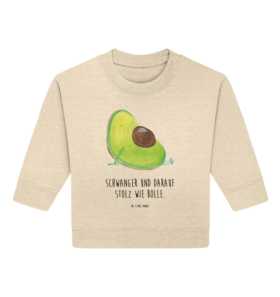 Organic Baby Pullover Avocado schwanger