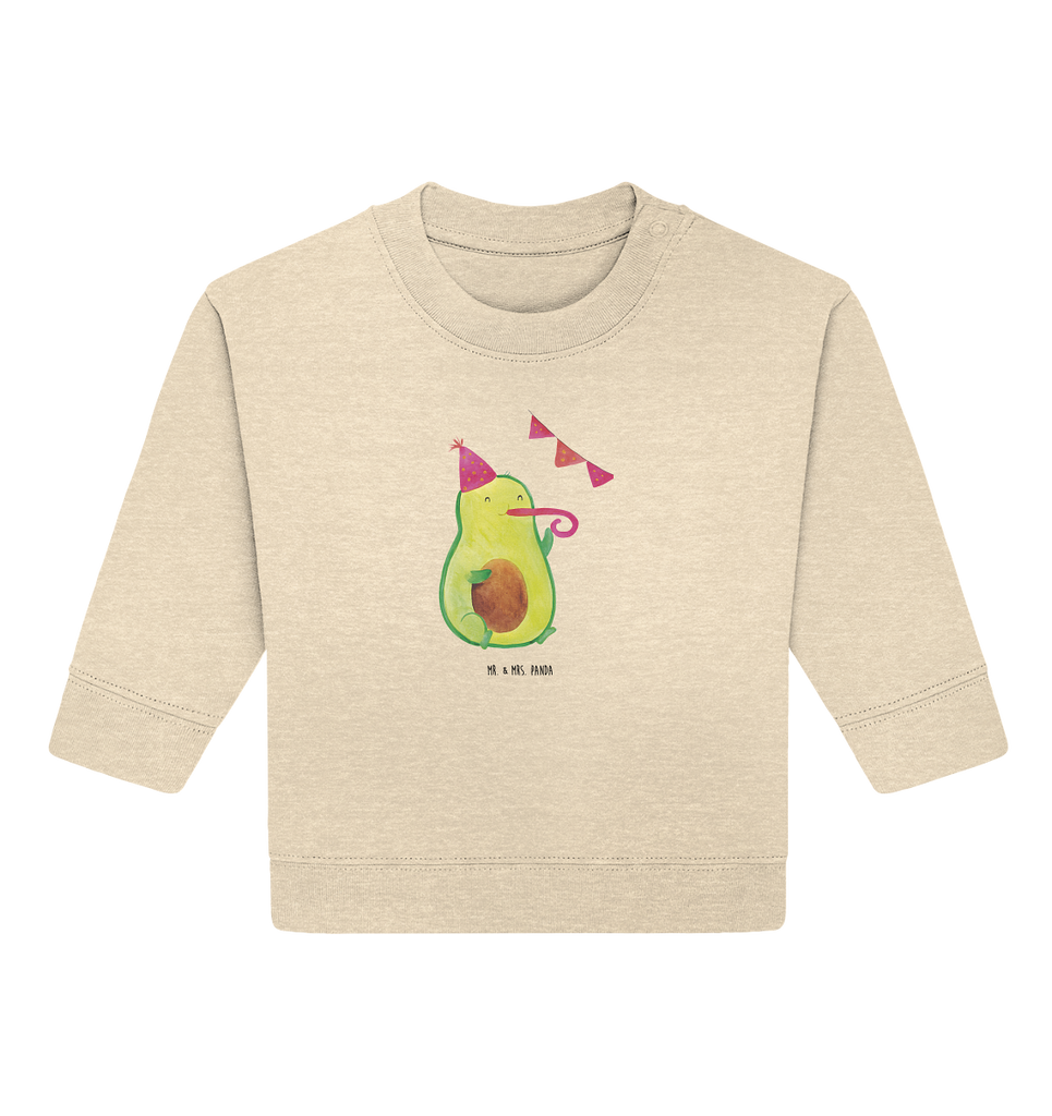 Organic Baby Pullover Avocado Party