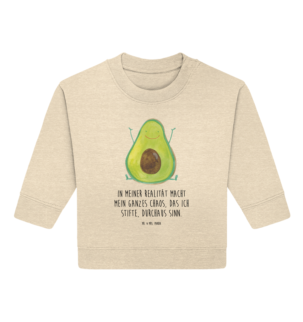 Organic Baby Pullover Avocado Happy