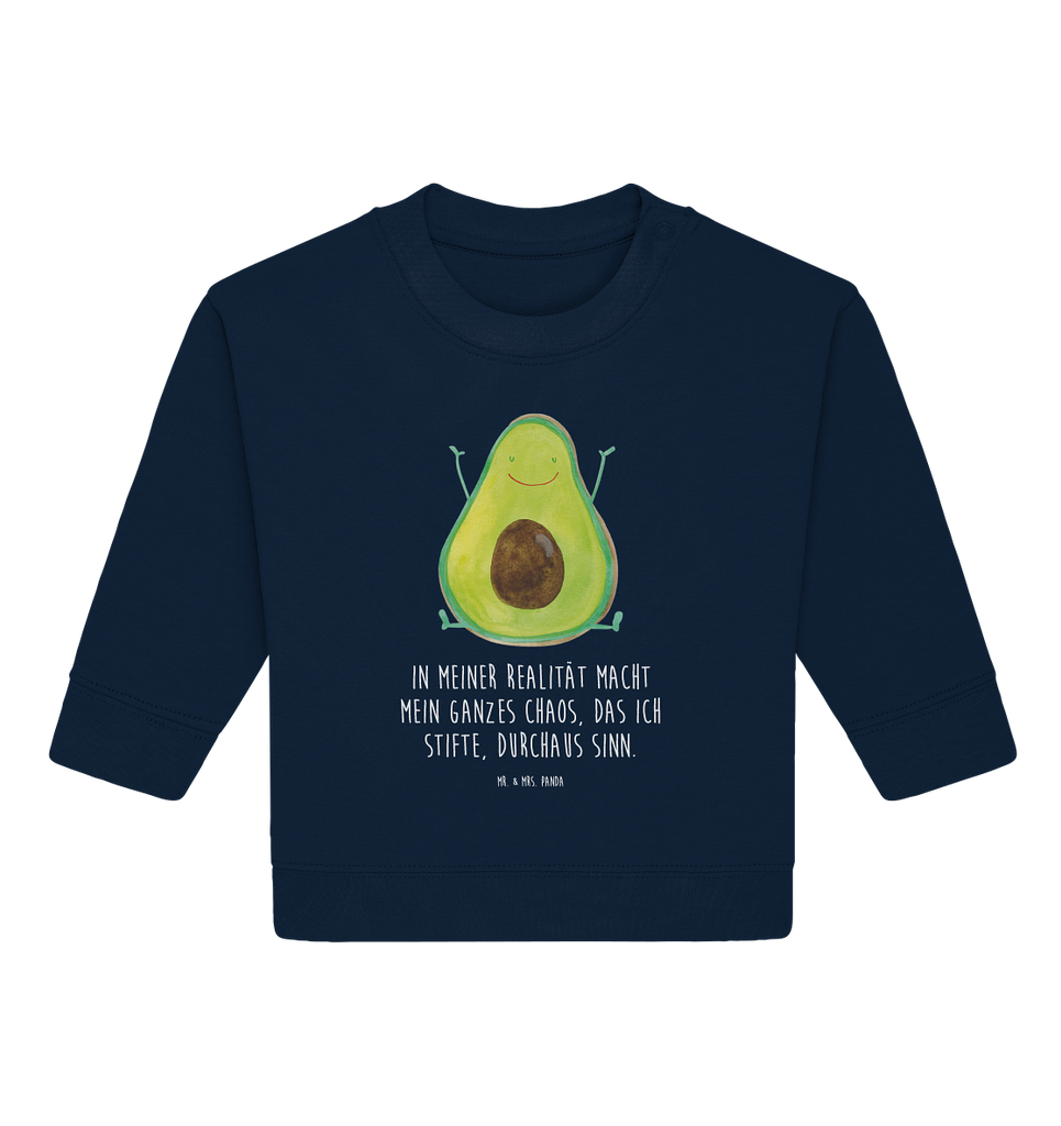 Organic Baby Pullover Avocado Happy