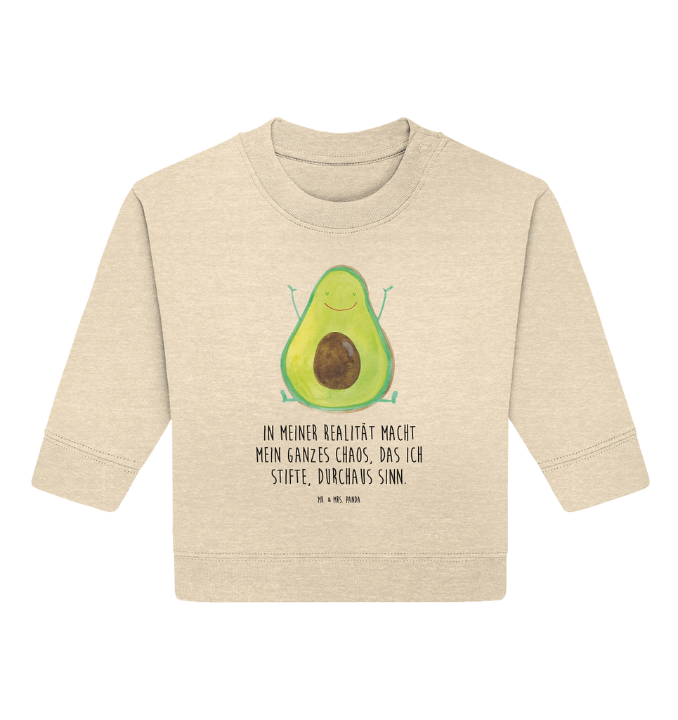 Organic Baby Pullover Avocado Happy