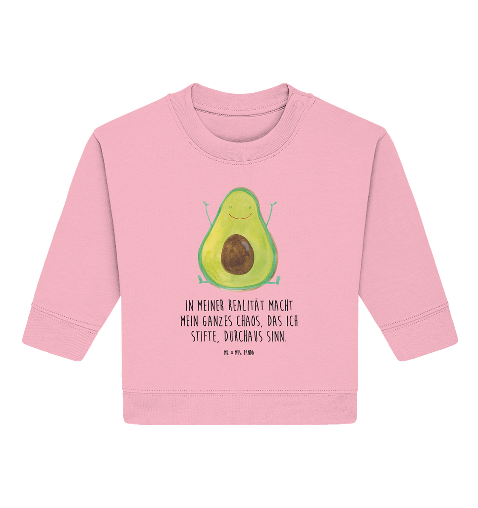 Organic Baby Pullover Avocado Happy