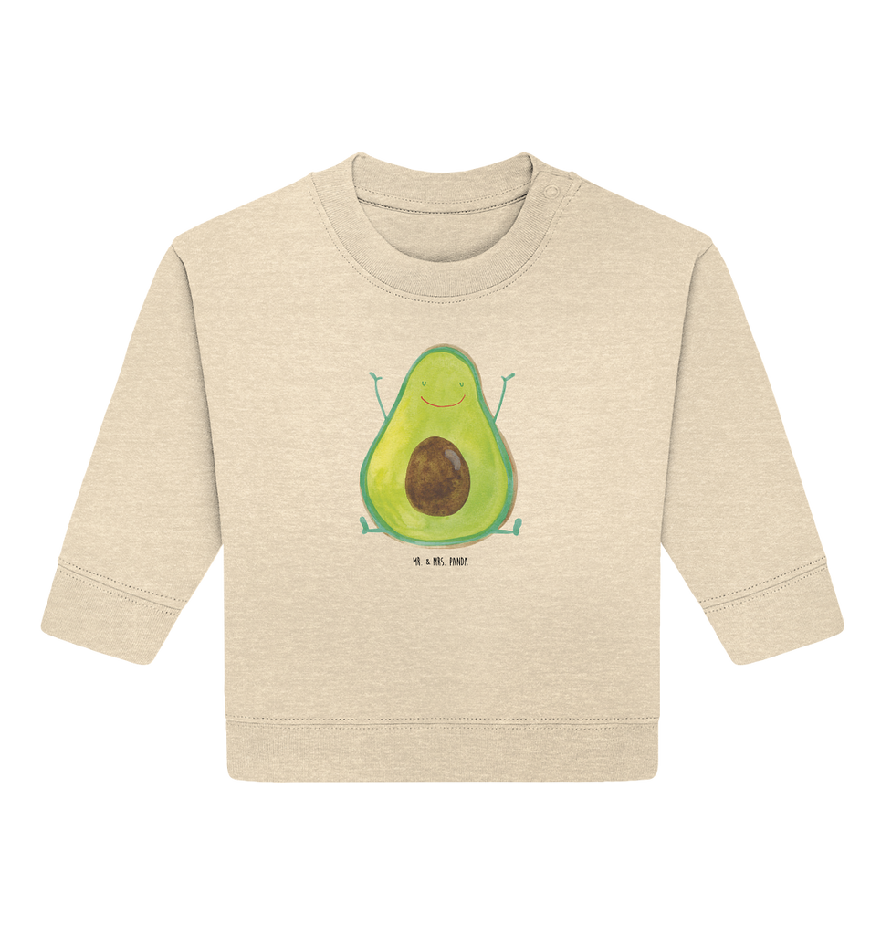 Organic Baby Pullover Avocado Happy