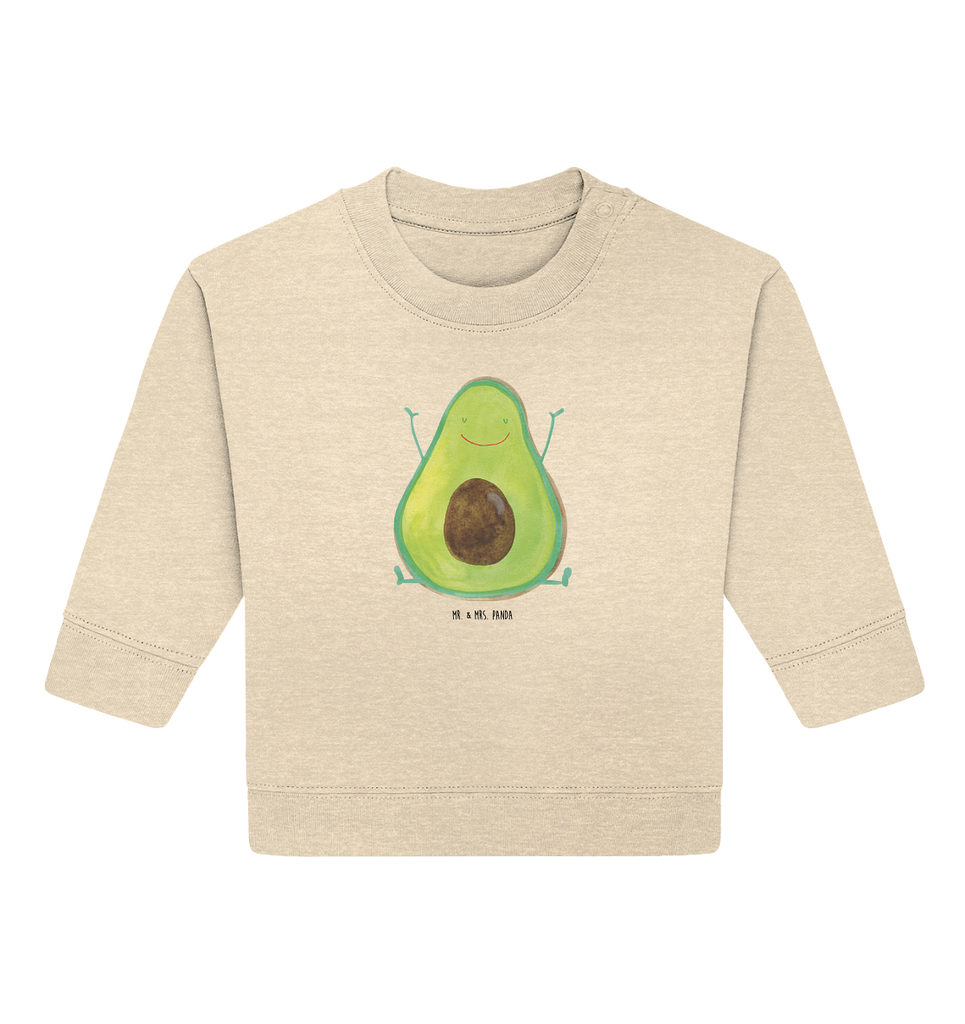 Organic Baby Pullover Avocado Happy