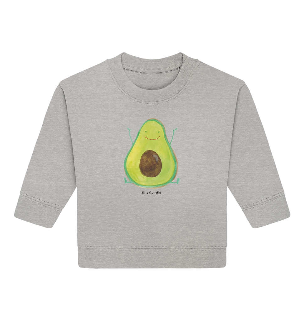 Organic Baby Pullover Avocado Happy