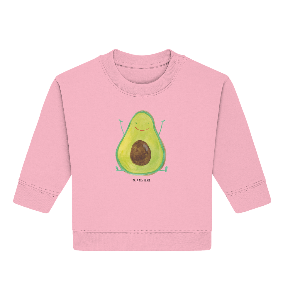 Organic Baby Pullover Avocado Happy