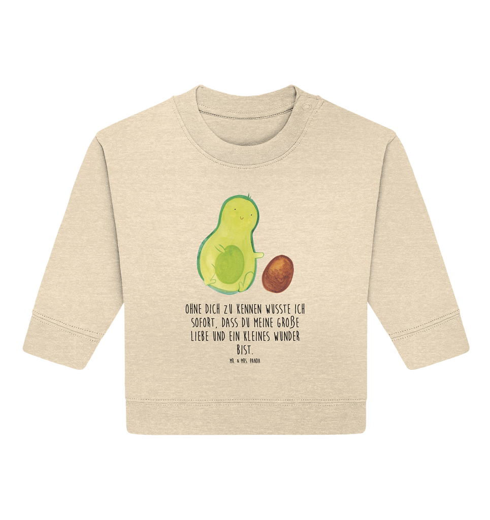 Organic Baby Pullover Avocado rollt Kern