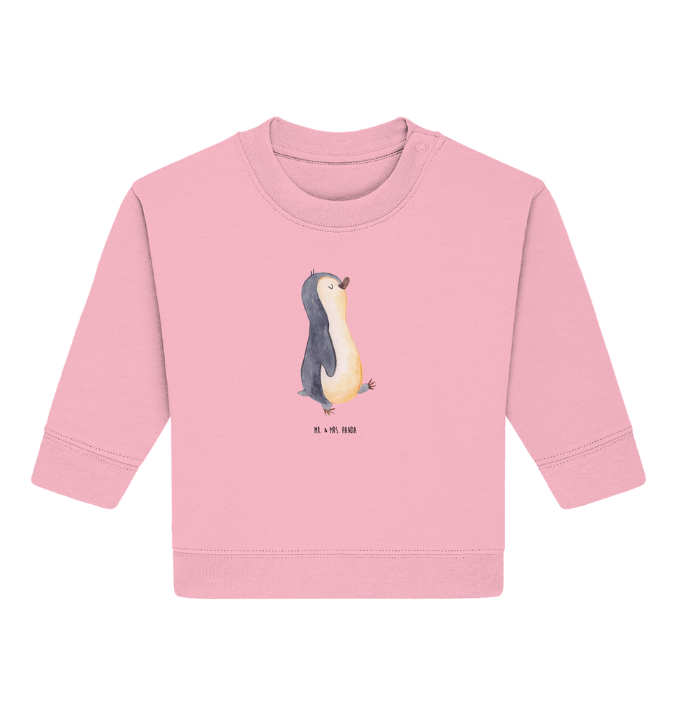 Organic Baby Pullover Pinguin marschierend