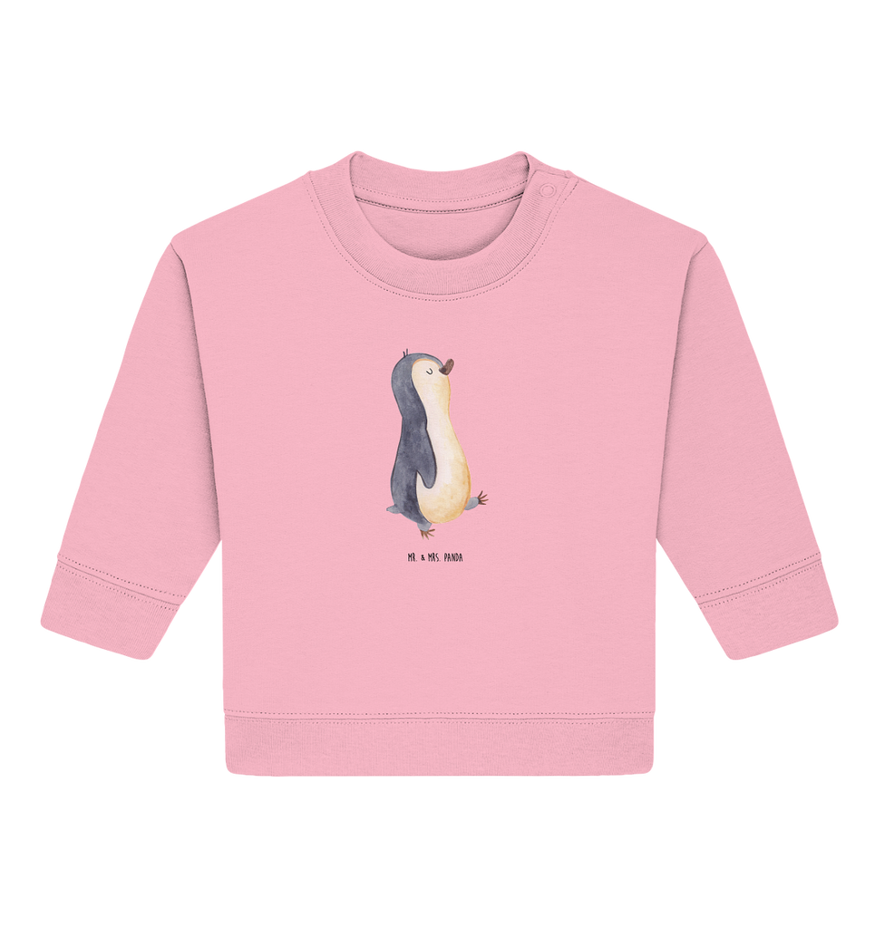 Organic Baby Pullover Pinguin marschierend