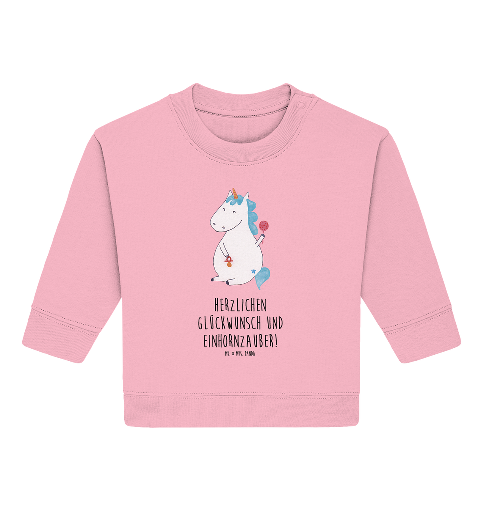 Organic Baby Pullover Einhorn Baby
