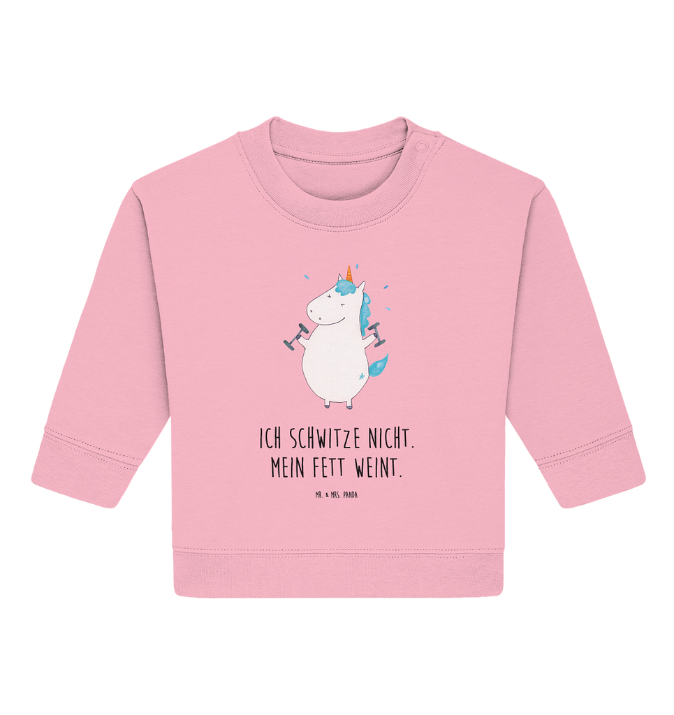 Organic Baby Pullover Einhorn Fitness