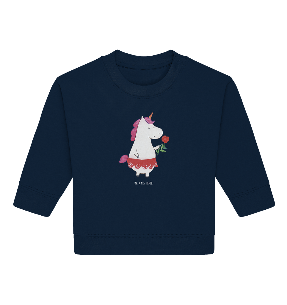 Organic Baby Pullover Einhorn Dame