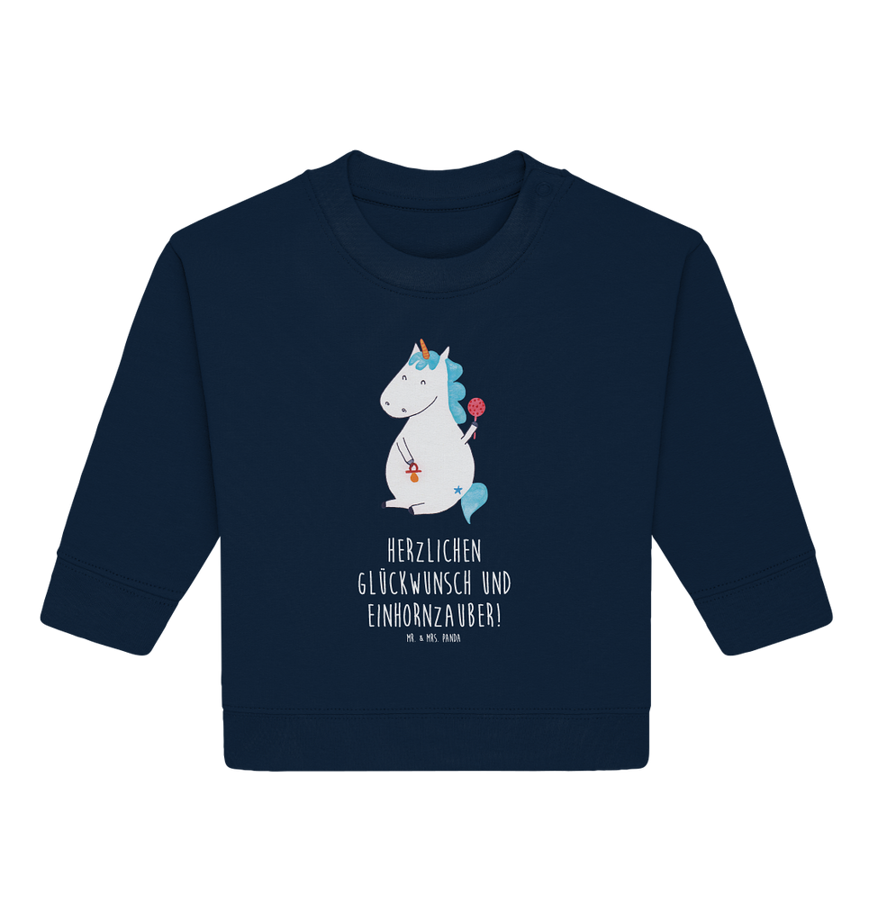 Organic Baby Pullover Einhorn Baby
