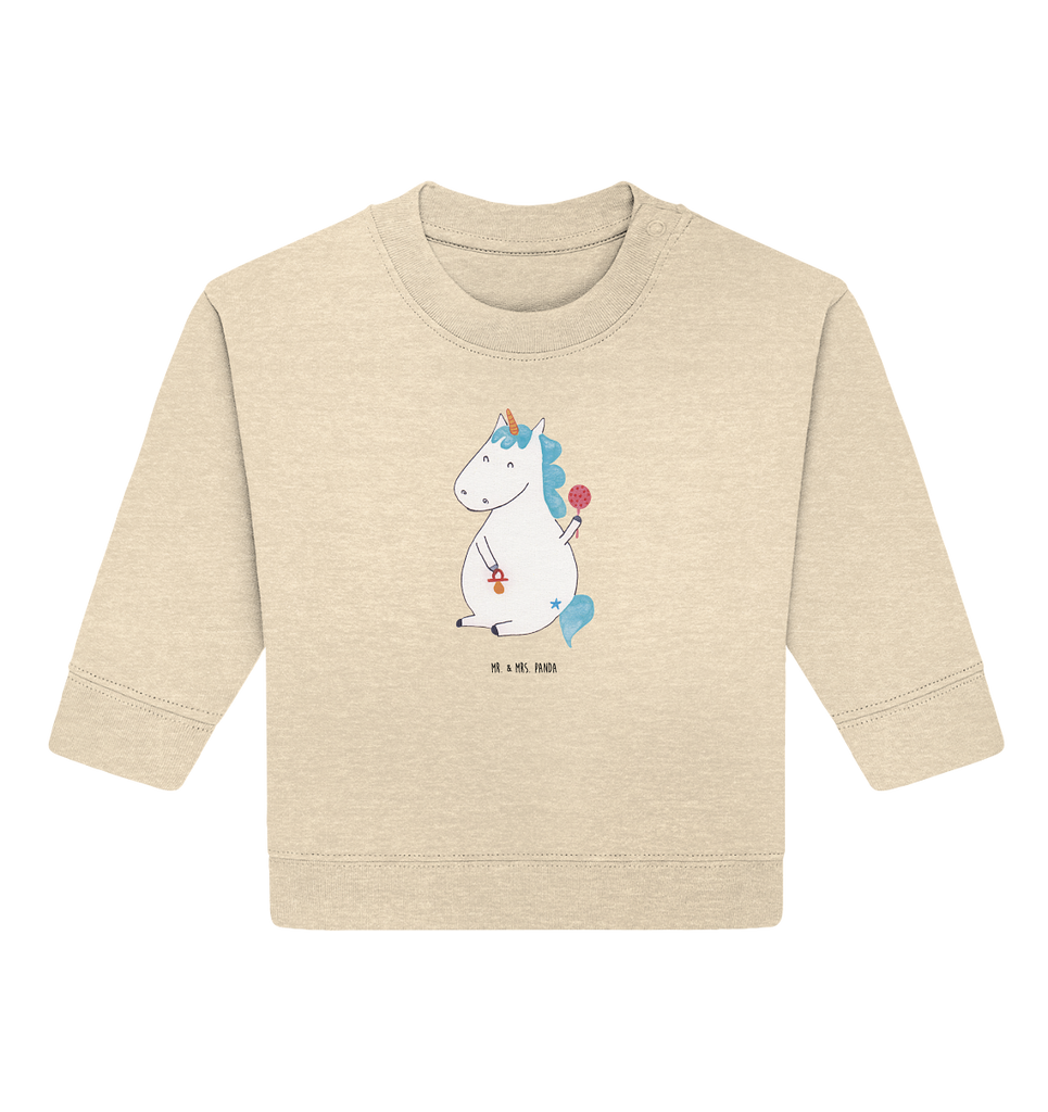 Organic Baby Pullover Einhorn Baby