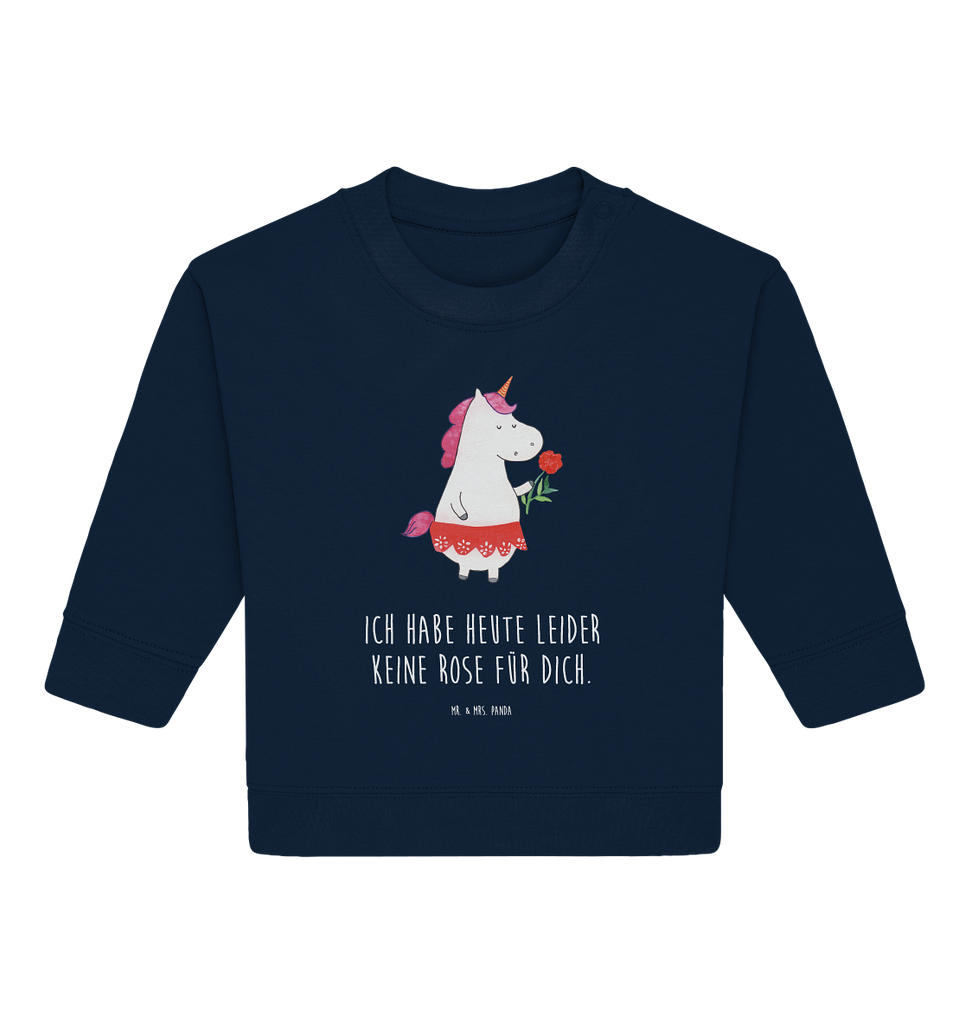 Organic Baby Pullover Einhorn Dame